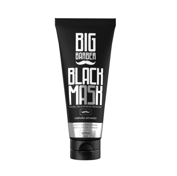 Máscara Black Mask C/ Carvão Ativado - Big Barber - 120mL